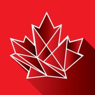 Geometric Maple Leaf