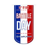 Bastille day banner design N2