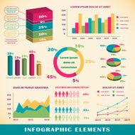 set of infographics elements N6