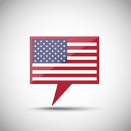 Usa American Flag Bubble