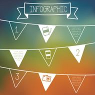 infographic triangle flags N2