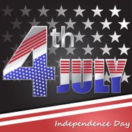4th Of July American Independence Day Vector Illustration N36