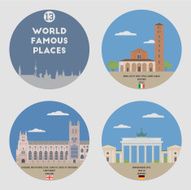 World famous places Set 13