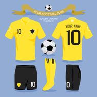 Soccer uniform template N8