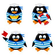 Funny penguin sailors N4