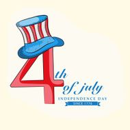 American Independence Day celebration with stylish text N4