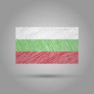 Flag of Bulgaria Light grunge effect