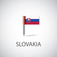 slovakia flag pin