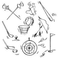 Set of sport icon
