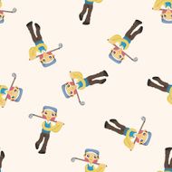 golf equipment seamless pattern N24