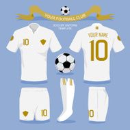 Soccer uniform template N10