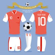 Soccer uniform template N11