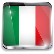 Italy Flag Smartphone Application Square Buttons N2