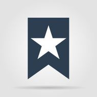 Vector Web Bookmark Ribbon Icon N11