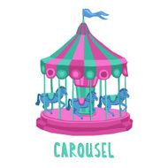 Child Carousel Illustration N2