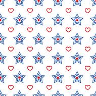 American seamless pattern N6