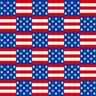 American seamless pattern N7