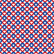 American seamless pattern N9