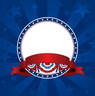 Patriotic Frame and Banner