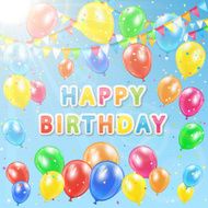 Colorful Birthday Background N17