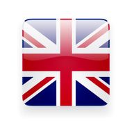 Square icon with flag of the UK N2