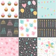 Set of Birthday