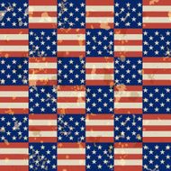 American vintage seamless pattern N8