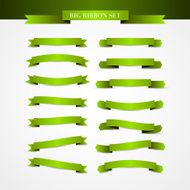 Collection of Ribbons - With blue ribbons vector eps10