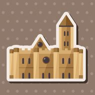 castle theme elements vector eps N45