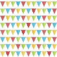 Seamless pattern with party flags N6