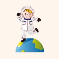 Space astronaut theme elements N49