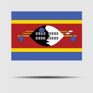 National flag of Swaziland