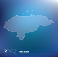 Map of Honduras N5