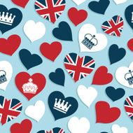 uk heart pattern