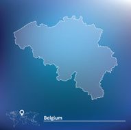 Map of Belgium N8