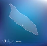 Map of Aruba