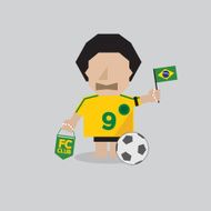 Brazilian Soccer or Football Man