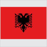 National Flag of Albania N4
