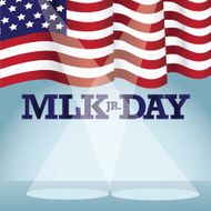 Martin Luther King Day spotlight background