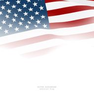 Amerian flag for decorative Vector background