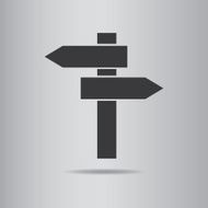 signposts vector illustration eps10