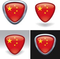 Chinese Flag Crest