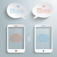 Smartphone With Speechbubbles