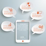Smartphone With Speechbubbles N2