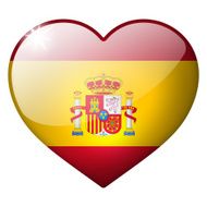 spain heart button
