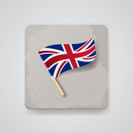 Great Britain flag vector icon