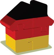 House puzzle in German Flag