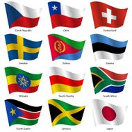 Set Flags of world sovereign states N62