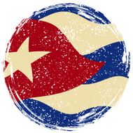 Cuban grunge flag N3