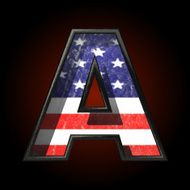 Vector American metal figure a N2